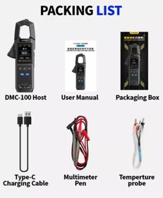 FNIRSI Current Clamp Meter 10000 Counts Digital Multimeter AC DC NCV LCD Diode
