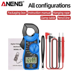 MT87 Clamp Digital Multimeter 1999 Counts DC/AC  Voltage Tester current Ammeter