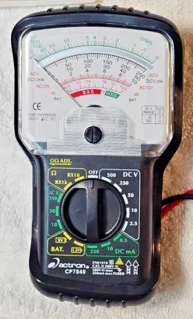 CP7849 ACTRON Analog Multimeter Tester #3