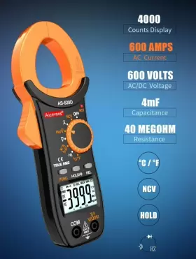 AS-528D AICEVOOS Clamp Meter Amp Voltage Tester #2