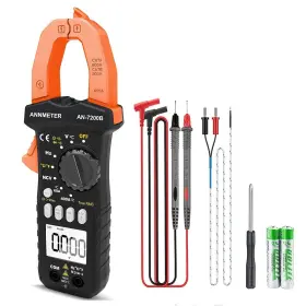 AN-7200B AIOMEST Digital Clamp Meter Trms Multimeter Ncv Ac