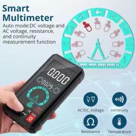 WT390 ALLMETER Digital Smart Multimeter Touch Screen Usb #3