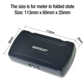 788537553113 ALLSUN Auto Pocket Digital Multimeter Mini Meter #3