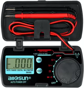 EM308 ALLSUN Folding Digital Multimeter Auto Tester Ac Volt