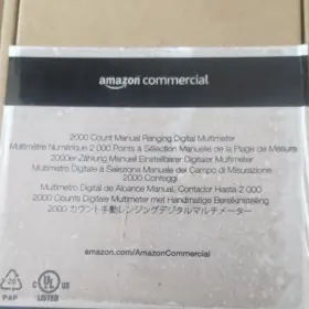 90DM120 AMAZON COMMERCIAL Digital Multimeter Cat Hold