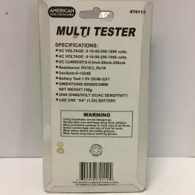 70112 AMERICAN TOOL EXCHANGE Tester Multimeter #2