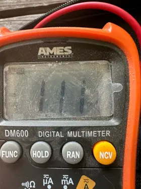 DM600-64014 AMES Digital Multimeter Battery Cover #2