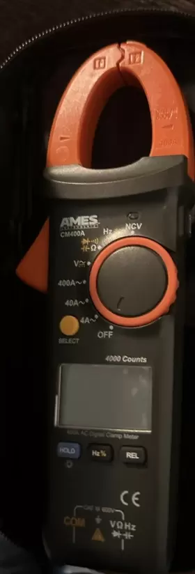 CM400A AMES INSTRUMENTS Ac Clamp Meter Cat #2