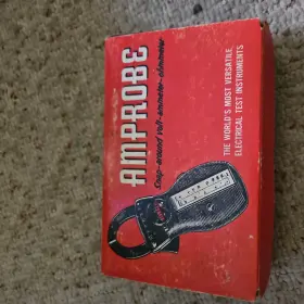 2780777 AMPROBE Snap Ammeter Ohmmeter Box