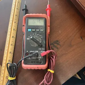AM-15A AMPROBE Digital Multimeter Leads Rubber Stand