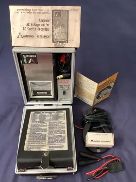 AVA83 AMPROBE Lava Ac Volt Ammeter Manual Paper Roll Recorder