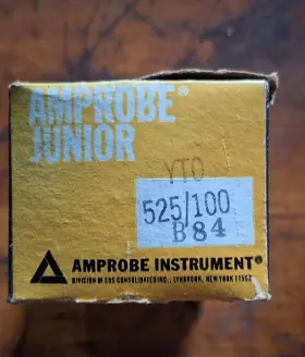 Y0525-S AMPROBE Vinyage Junior Snap Volt Ammeter Pocket #3