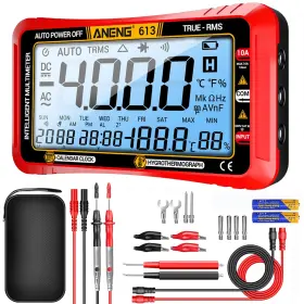 201534U613RED ANENG Digital Multimeter Tester Voltage Auto