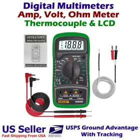 AN8205C ANENG Digital Multimeter Ac Amp Volt Meter Lcd