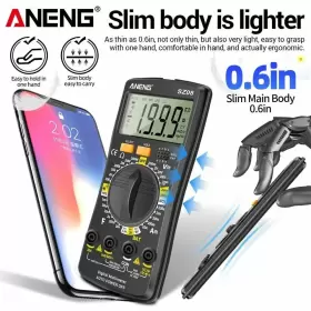 DM850 ANENG Metro Digital Ac Volt Amper Medidor #2