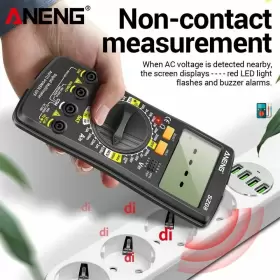 DM850 ANENG Metro Digital Ac Volt Amper Medidor #3