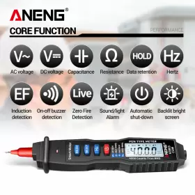 KBQ2072395949808RG ANENG Handheld Lcd Digital Multimeter Pen #3