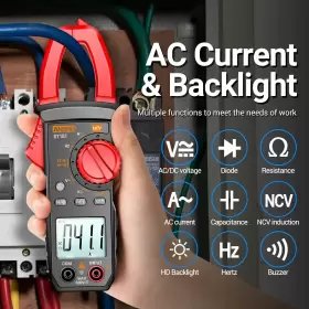 ST181 ANENG Digital Clamp Meter Multimeter Tester Ncvohm Volt #2