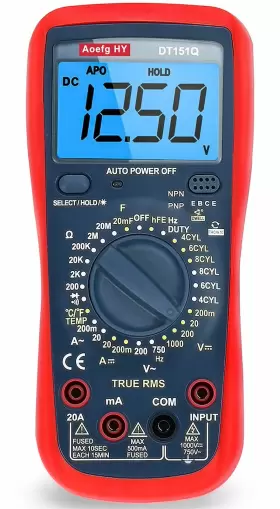 DT151Q AOEFG HY Multimeter Ac Voltage Meter Amp #2