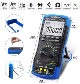 782913230377 AOPUTTRIVER Digital Multimetertrms Autoranging #3