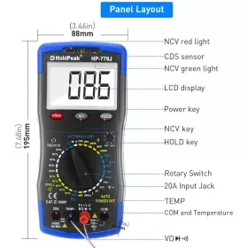 782913230384 AOPUTTRIVER Digital Multimeter Engine Analyser #2