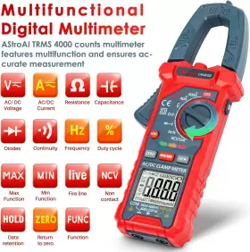 691195274439 ASTROAI Digital Clamp Meter Multimeter Auto Ac #2
