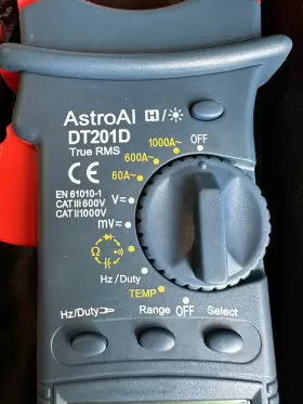 DT201D ASTROAI Trms Auto Digital Clamp Meter Handheld #2
