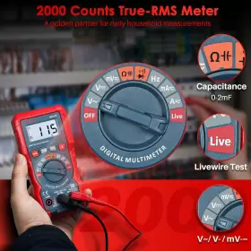 M2K0R ASTROAI Digital Multimeter Ac Voltmeter Auto Tester #3