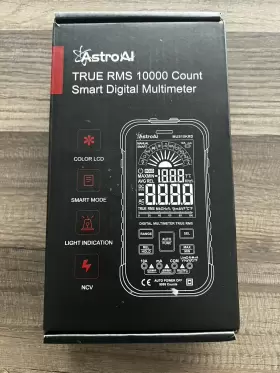 MUS10KRD ASTROAI Digital Multimeter Trms Auto Lcd