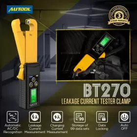 BT270 AUTOOL Digital Ac Clamp Meter Leakage Tester Auto #2