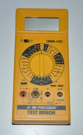 388-HD B-K PRECISION Bk Bench Multimeter Repair