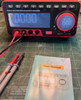 ZT-5566 B-SIDE Digital Multimeter Dmm Bluetooth Speaker Clock