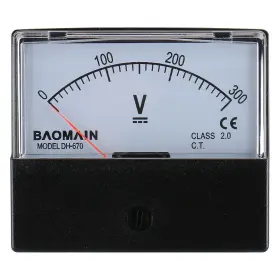 A9-QBZK-5W72 BAOMAIN Volt Analog Panel Mount Meter Voltmeter