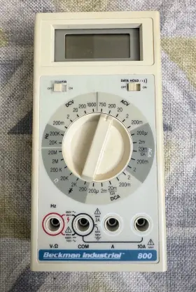 800-850 BECKMAN Digital Multimeter Leads