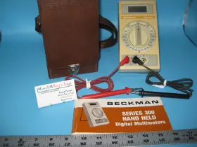 821977 BECKMAN Digital Multimeter Manual Leads