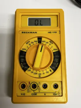 HD-140 BECKMAN COULTER Digital Multimeter Leads Coaxial
