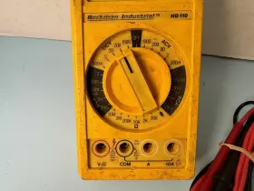 HD110 BECKMAN COULTER Digital Multimeter Cables Leads Probe #2