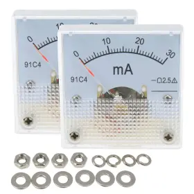 HX0609 BITRAY Analog Panel Meter Ammeterwhite Ammeter Amp