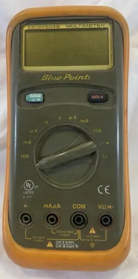 ERDM504B BLUE POINT Snap Auto Multimeter Leads