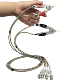 5520481 BOCEUC Lcr Meter Leads Bnc Male Kelvin Clip Cable