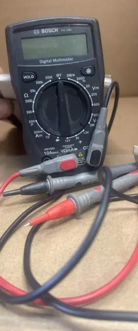 FIX-7665 BOSH Bosch Digital Multimeter Leads Manual