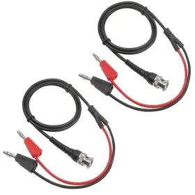 AM-CP-19A Amadget Coaxial Cable Bnc Male Dual Banana Plug