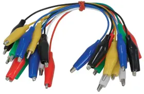 AT-CM05 Jameco Benchpro Wire Alligator Clip Leads Pack