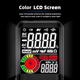 690002595835 BSIDE Digital Multimeter Lcd Results Display #2