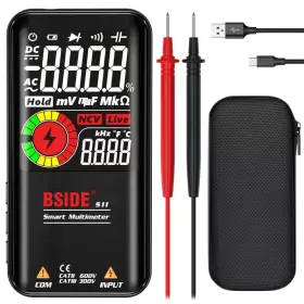 691162437515 BSIDE Rechargeable Digital Multimeter Lcd