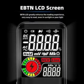 705554038805 BSIDE Digital Multimeter Handy Auto Ebtn Lcd #2