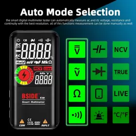933540314556 BSIDE Digital Multimeter Lcd Results Display #2