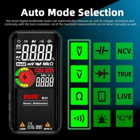 933540314730 BSIDE Rechargeable Digital Multimeter Lcd #2