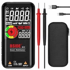 933540314730 BSIDE Rechargeable Digital Multimeter Lcd
