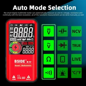 933540314792 BSIDE Lcd Digital Multimeter Results Display #2